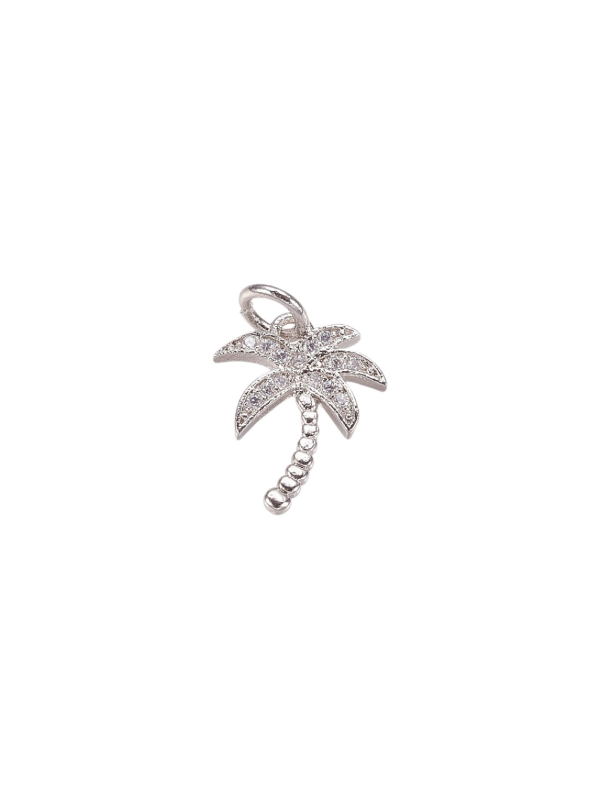 Front of the Silver Palm Tree Charm
