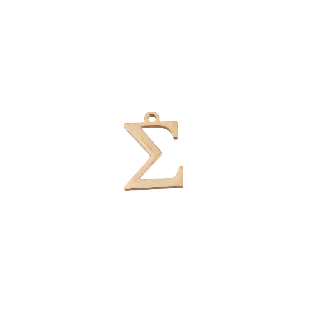 Gold Greek Life Charms