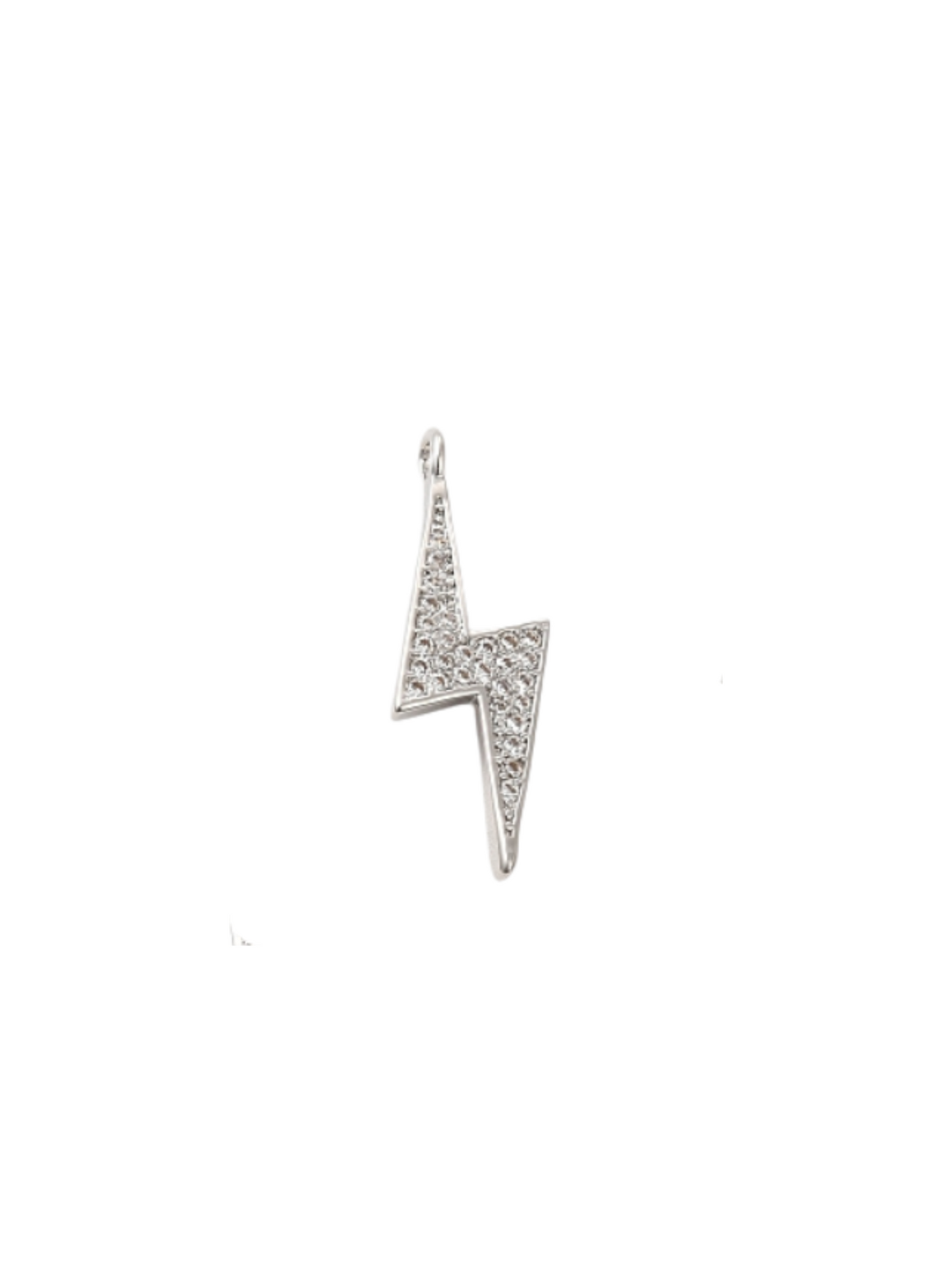 Front of the Silver Lightning Bolt Charm