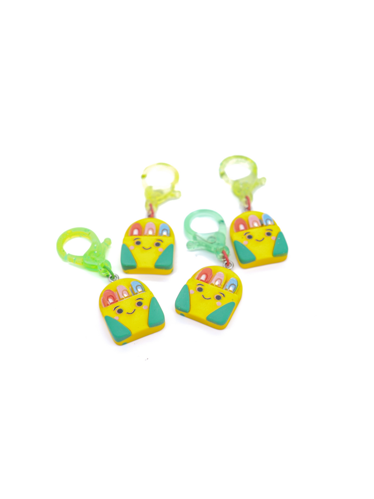 Front of the Happy Colors Lanyard Charm