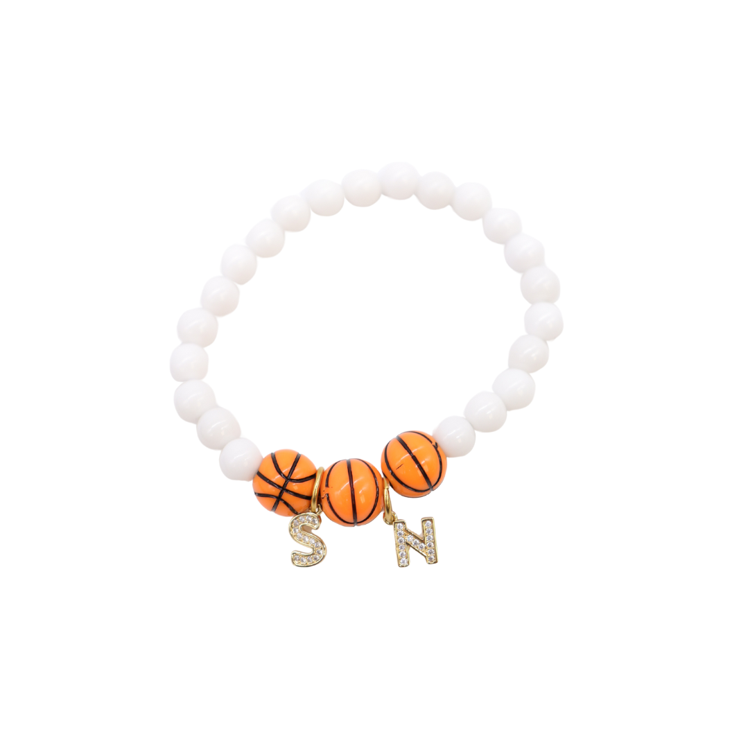 Beaded Basketball Bracelets | Assorted