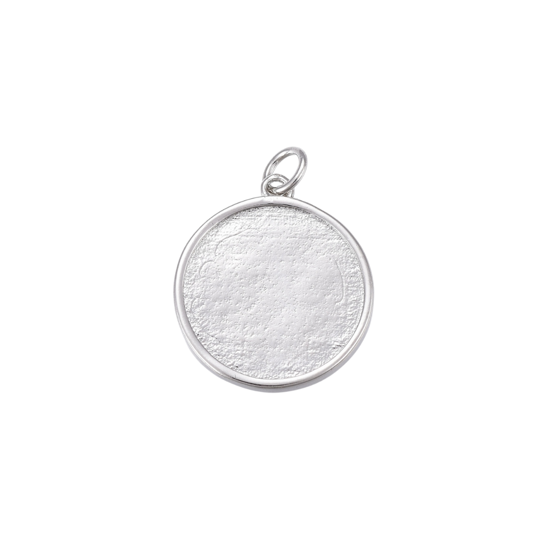 Back view of the Silver Liberty Coin Charm