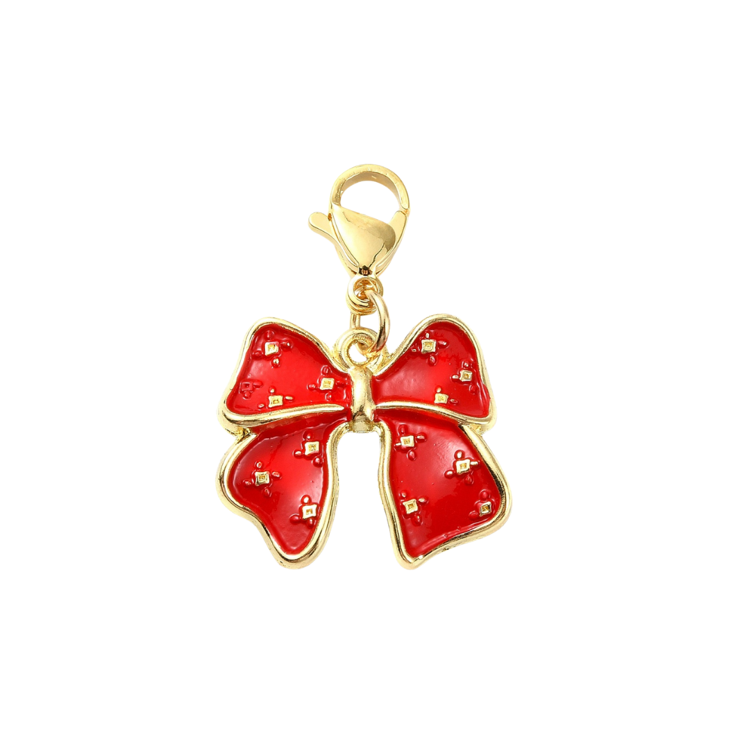 Mixed Color Gold Bow | Shoe & Purse Charm