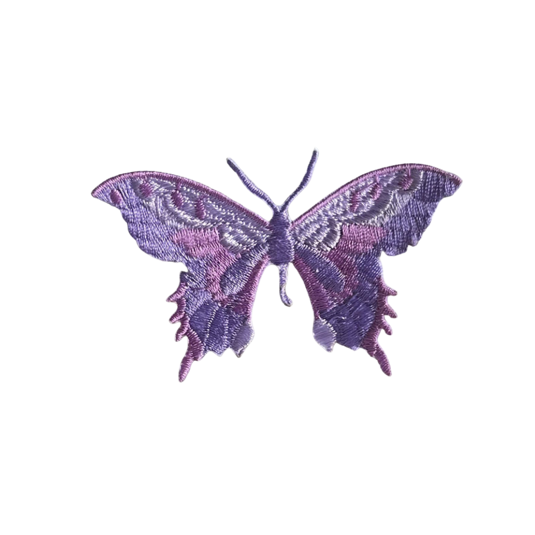 Front View of the Purple Butterfly Patch