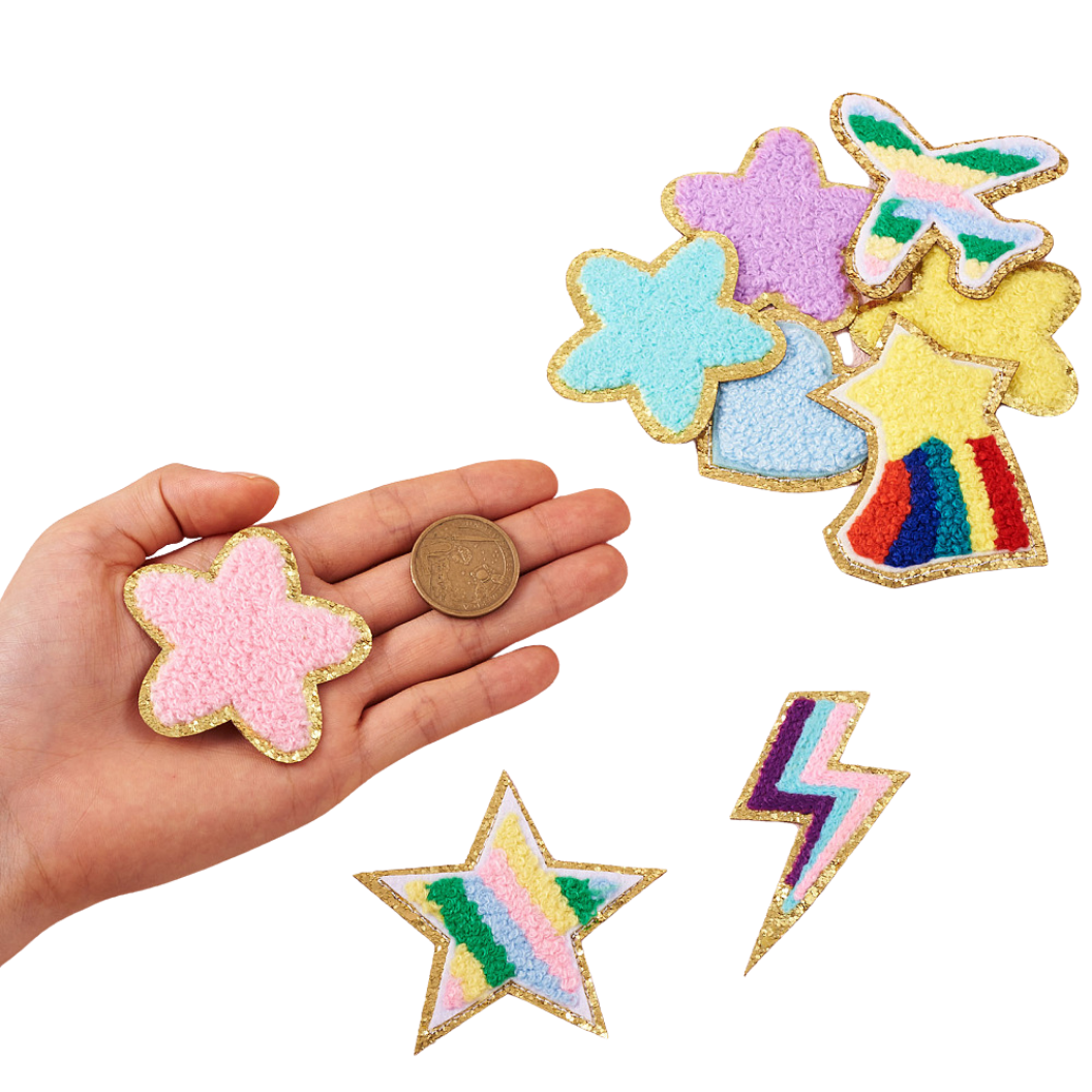 Side View Skybound Dream Chenille Patch Collection | Set of 5