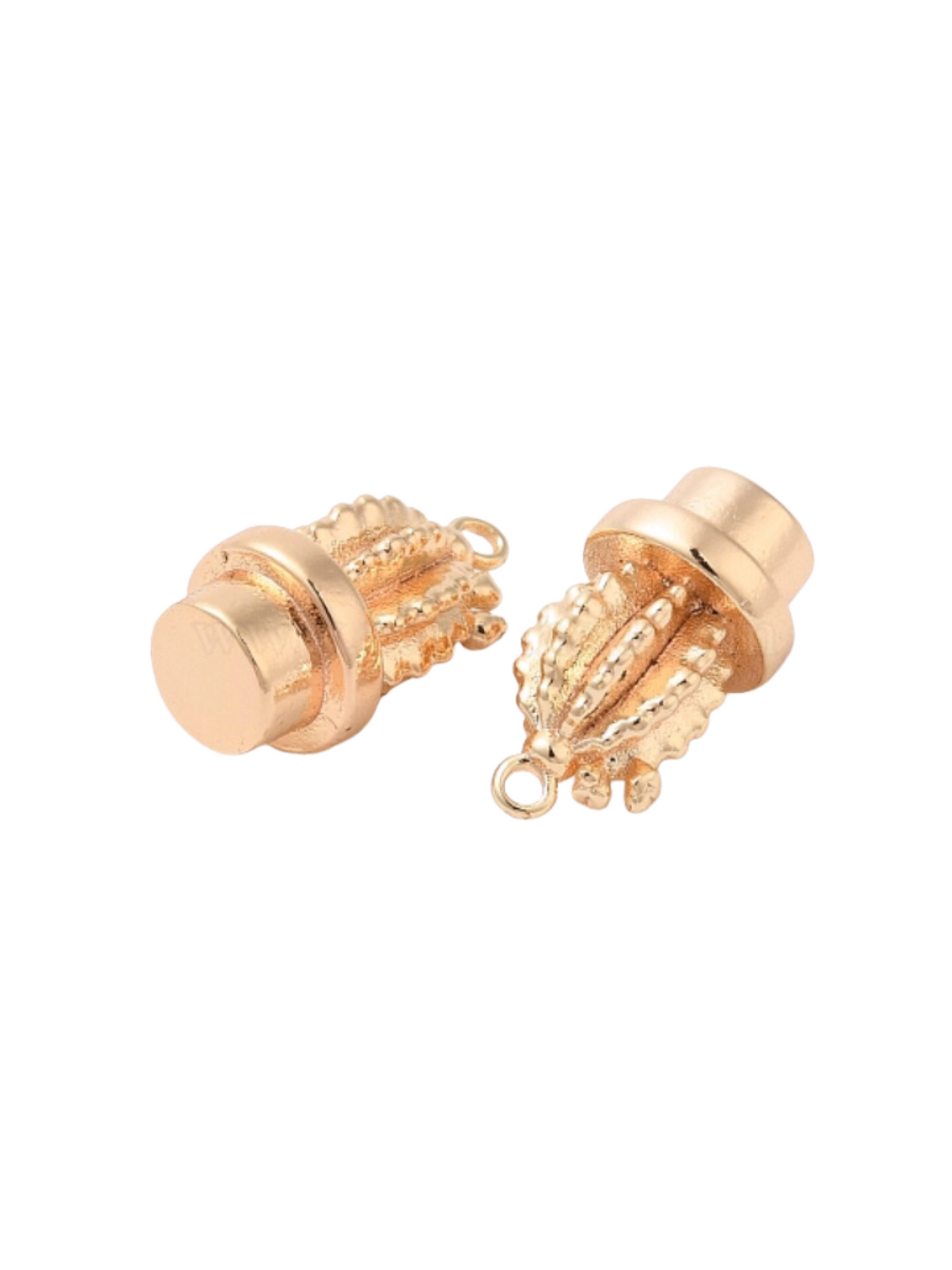 Gold Small Cactus Charm - side view