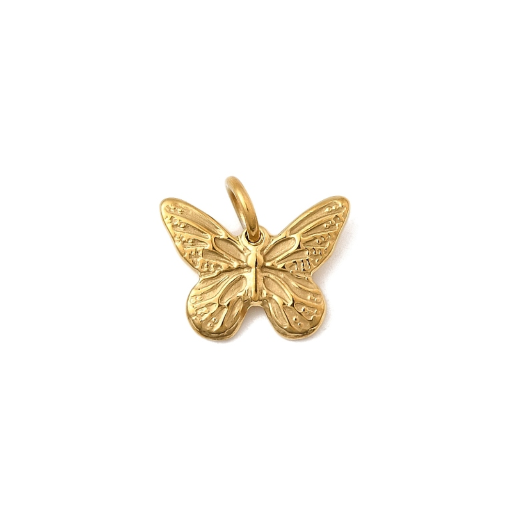 Gold Darling Butterfly Charm | Waterproof Stainless Steel