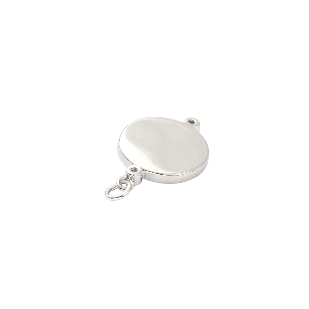Back view of the Silver Busy Bee Charm