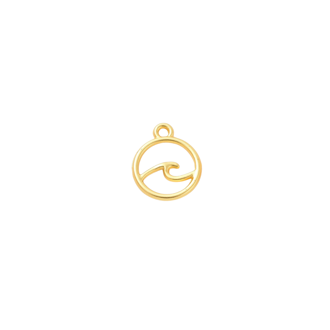Gold Summer Wave on transparent background