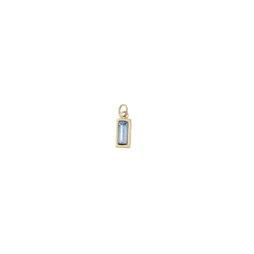 Gold Jewel Gemstone Charm - Waterproof Stainless Steel - Assorted