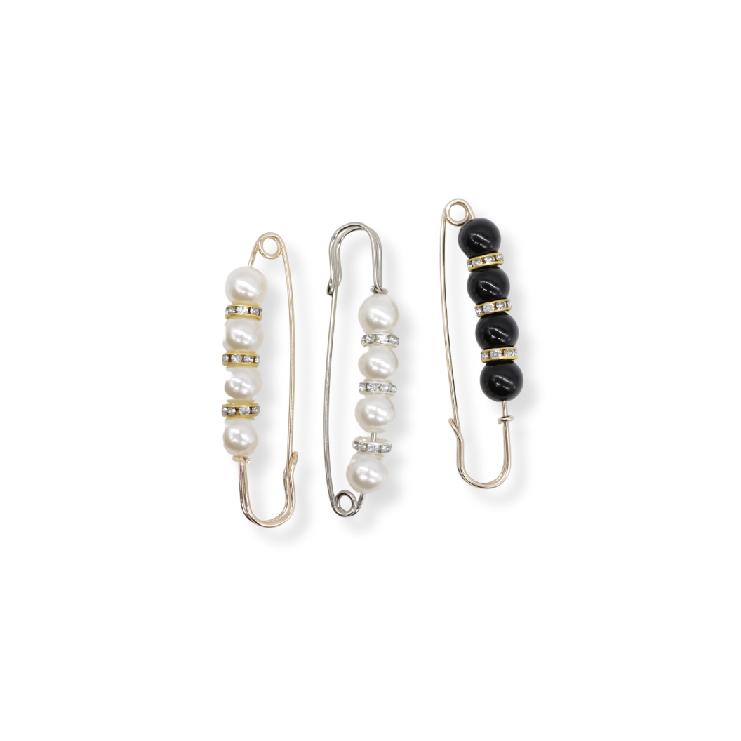 Assorted Large Pearl Brooch | Pack of 2
