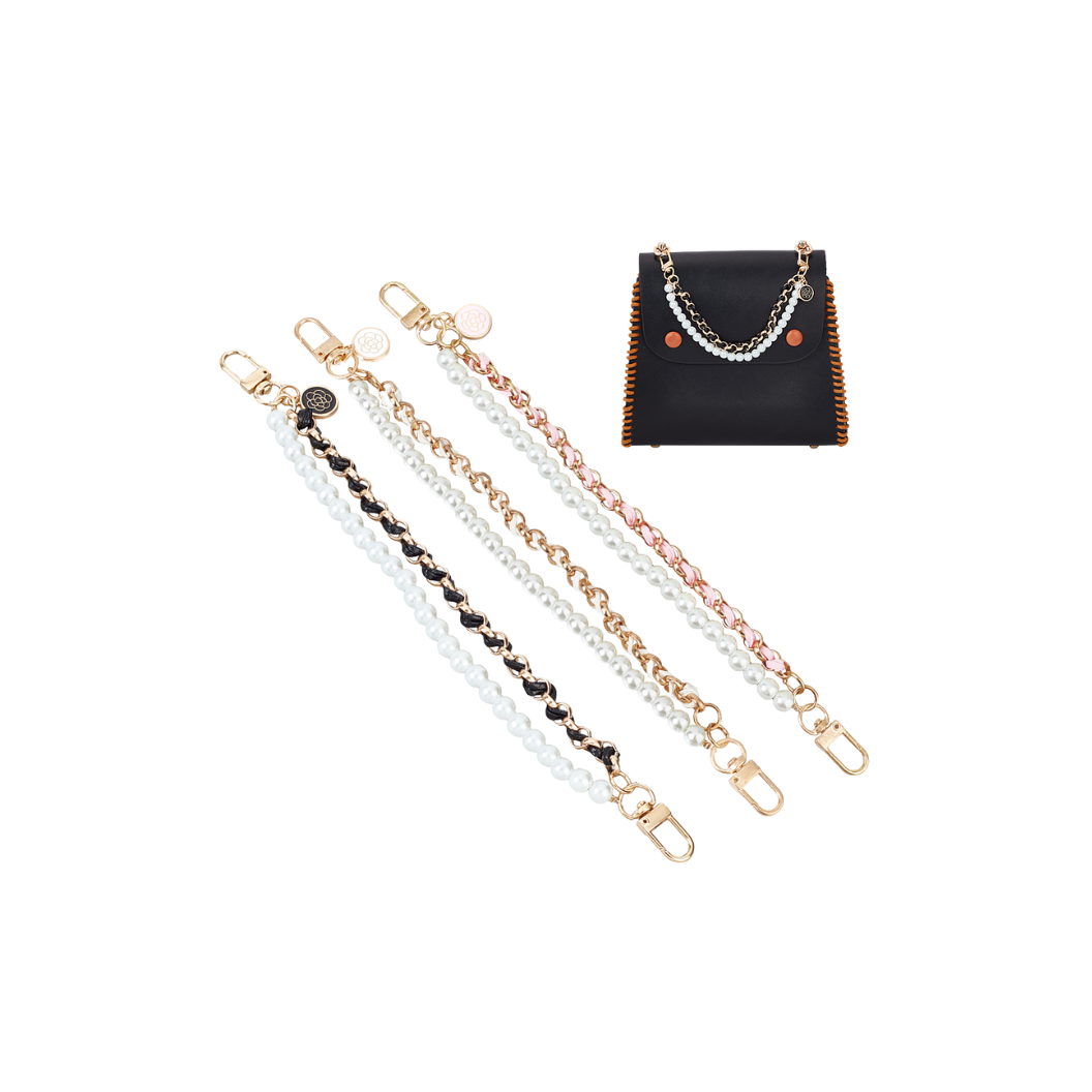 Front View of the Gold Bridget Purse Chain
