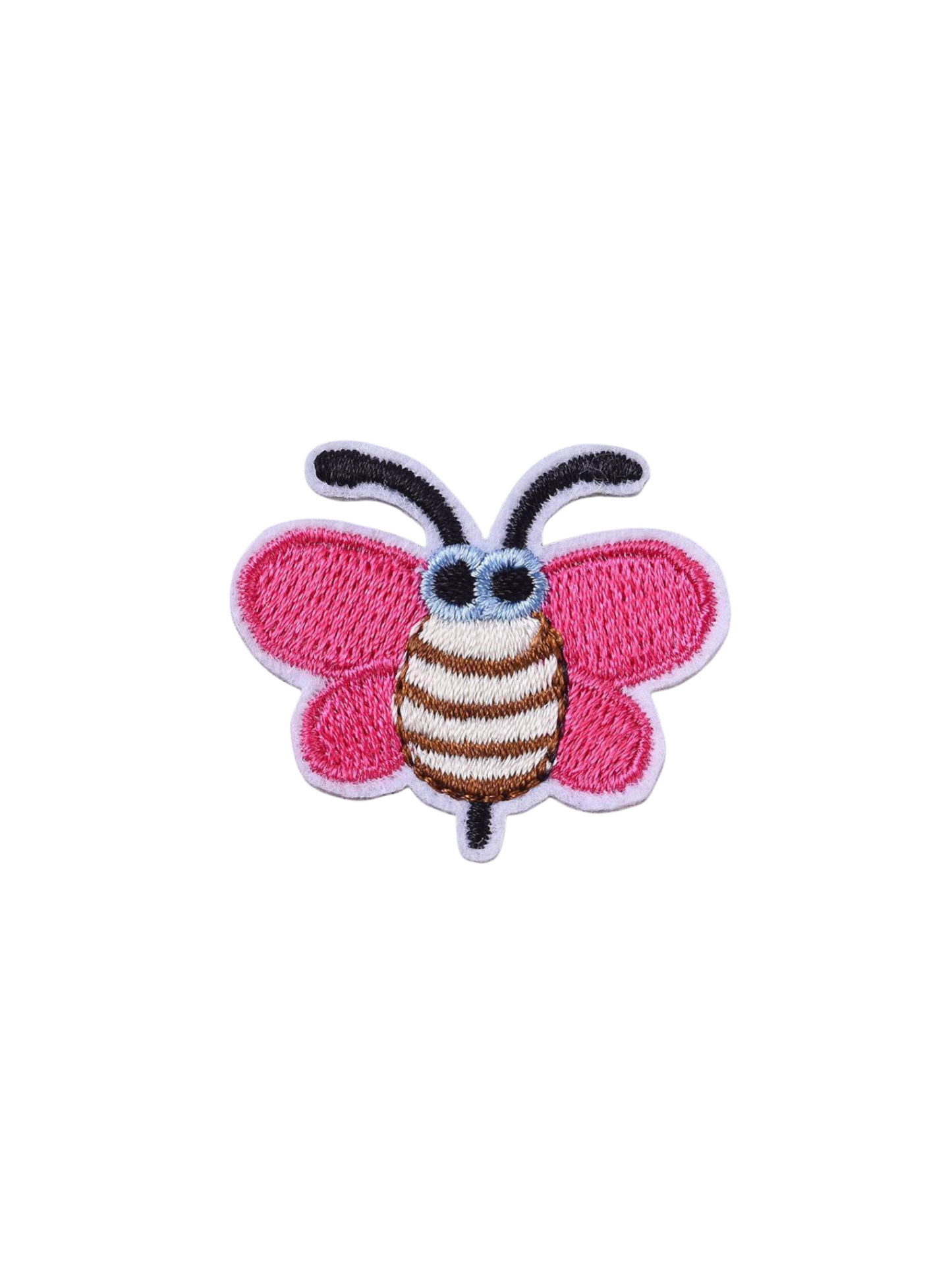 Bumble Bee Patch / dark pink wings