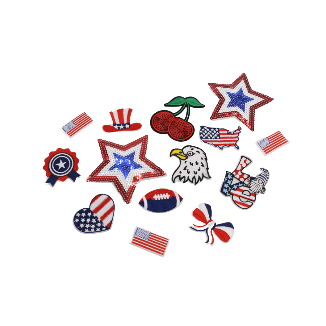 Assortment of the USA Patch Collection