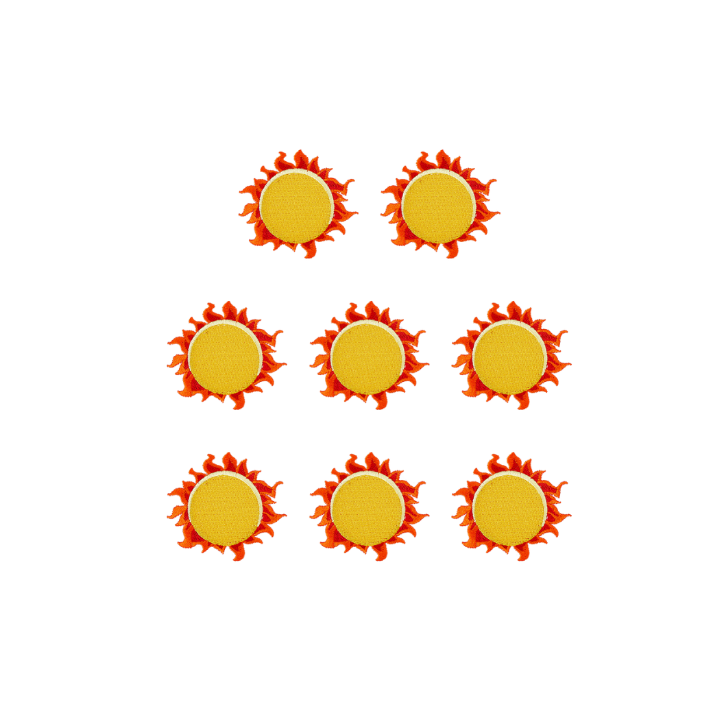 Front view of the "Hot" Sun Patch