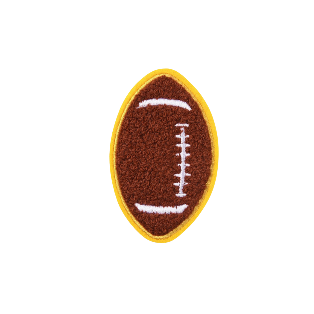 Front view of the Quarterback Football Patch
