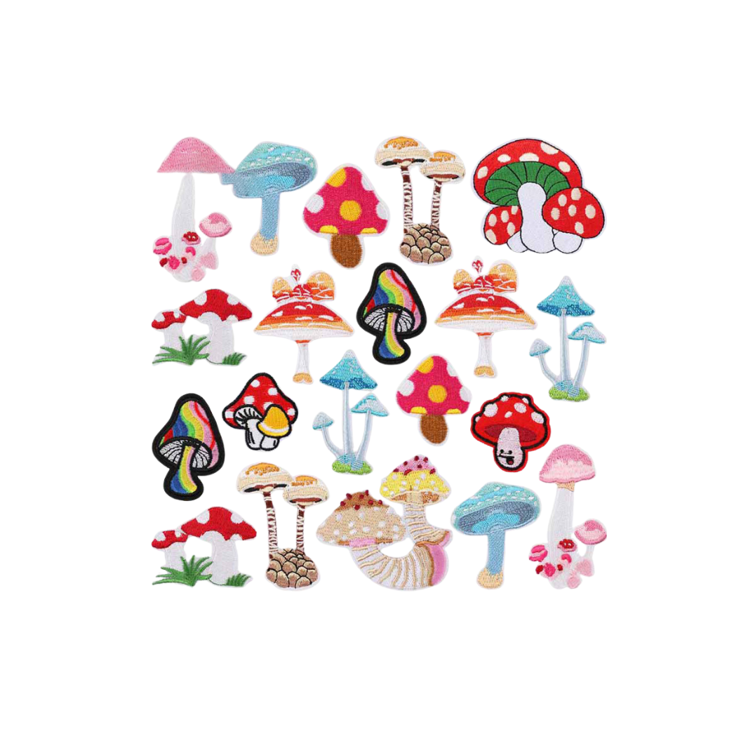 Front view of the Mushroom Patch Collection | Set of 5