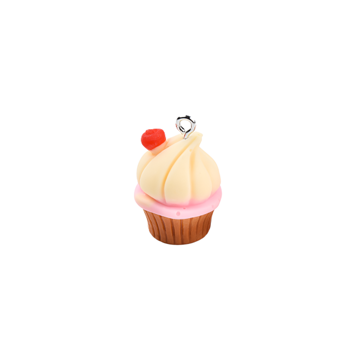Front of the Sweet Tooth Cupcake Lanyard Charm