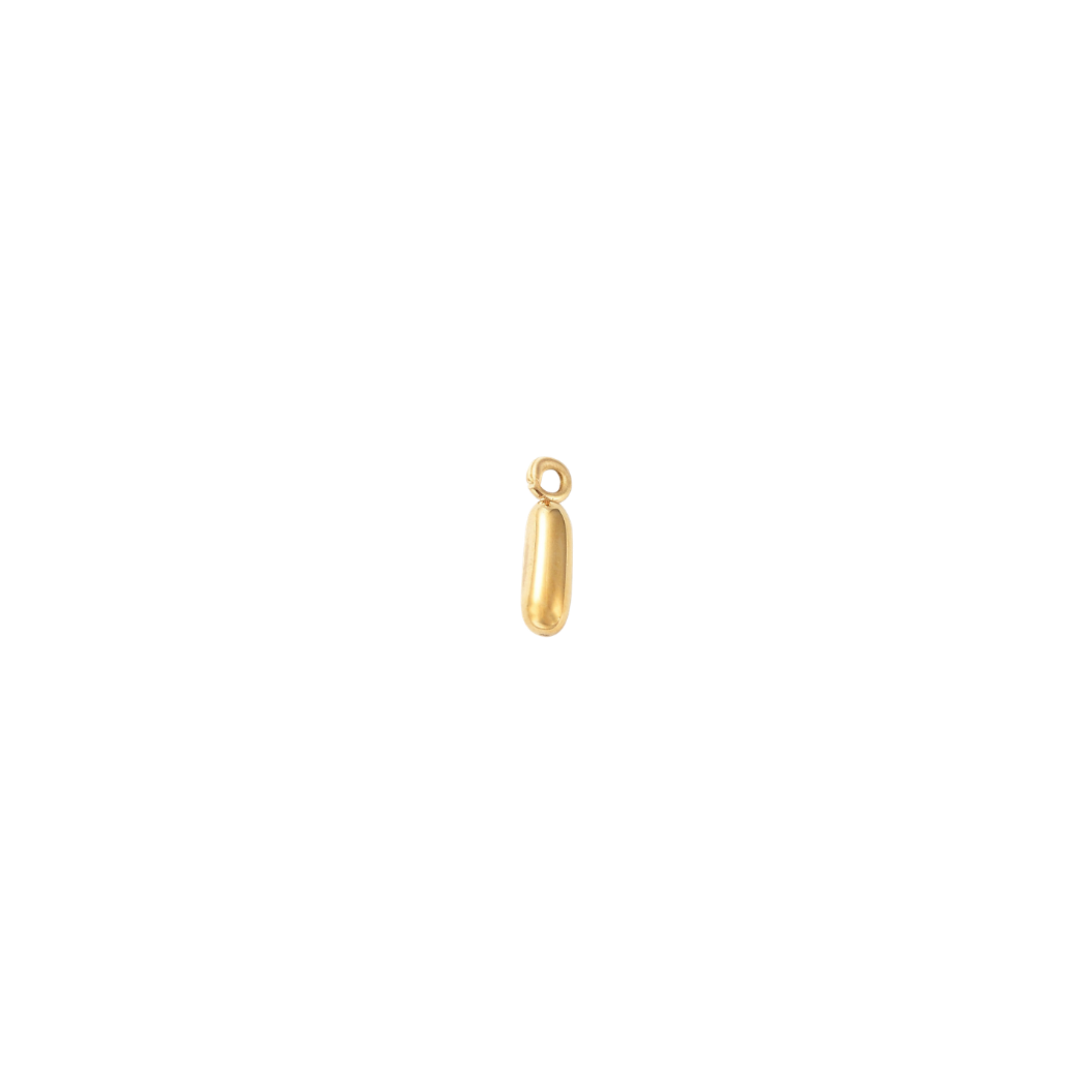 Gold Micro Letters  | Waterproof Stainless Steel