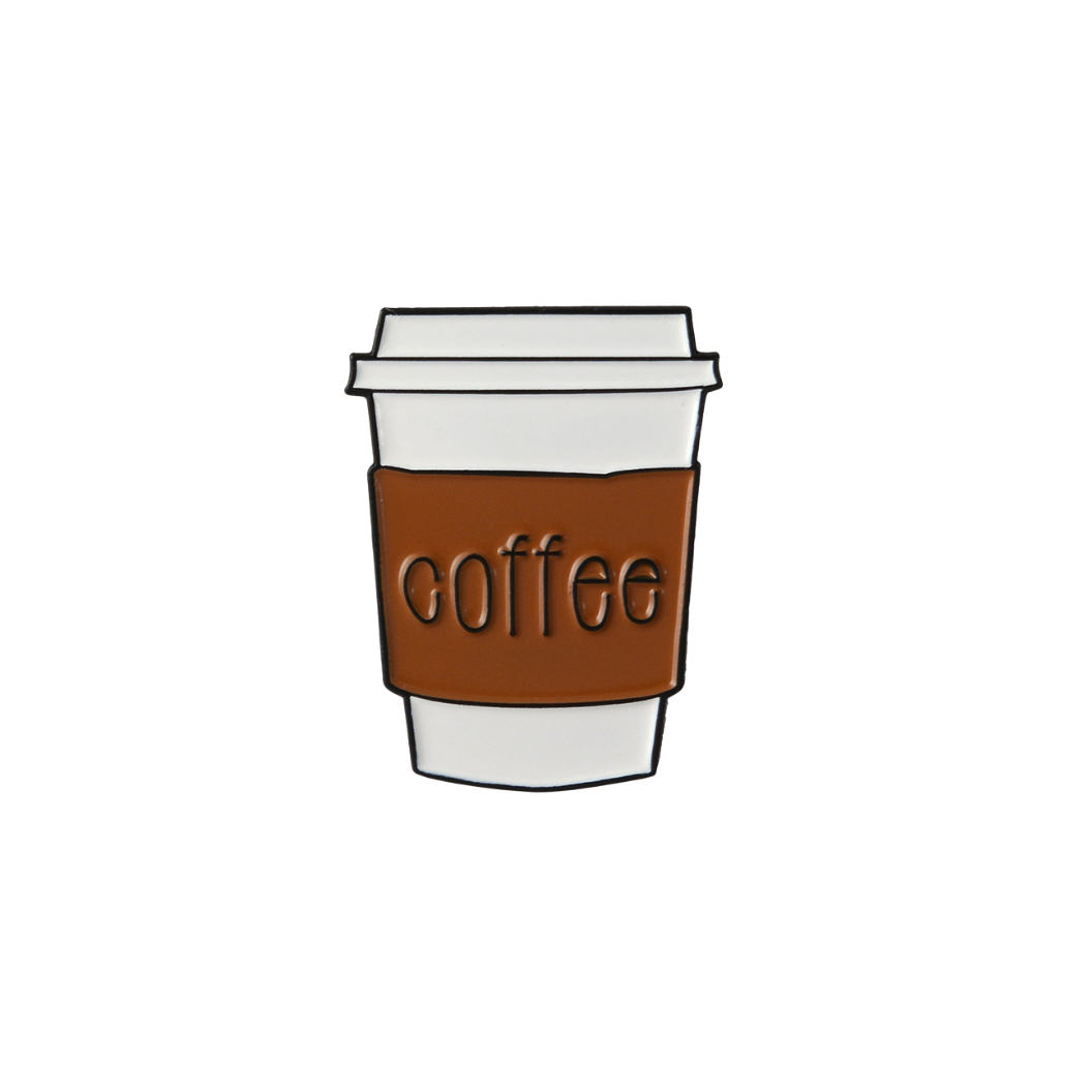 Caffeine Coffee Break Pin transparent