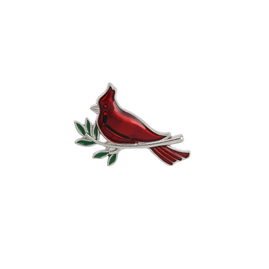 Silver Spirit of the Cardinal Pin