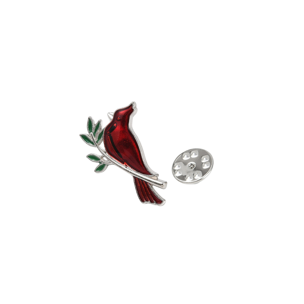 Silver Spirit of the Cardinal Pin