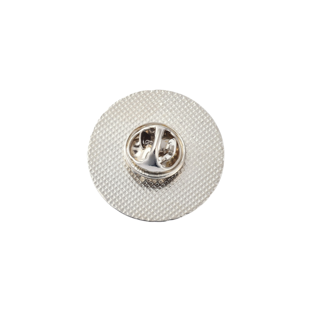 Silver Goal Getter Soccer Pin back 
