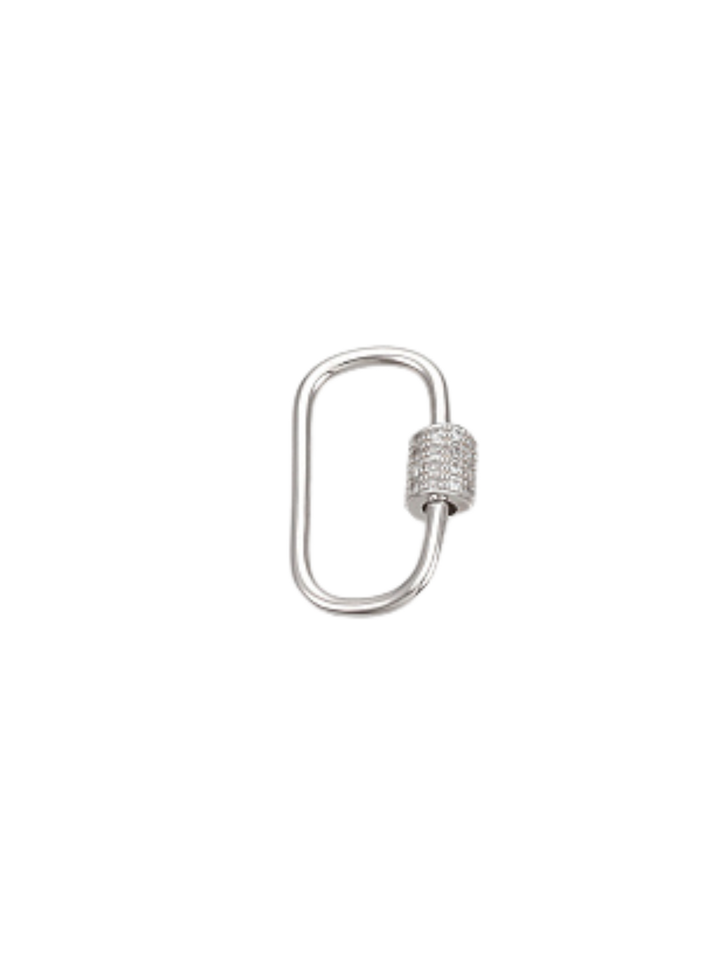 Silver Gabi Large Carabiner