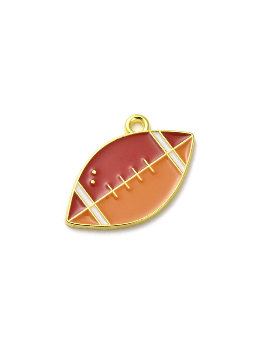 Gold Rugby Charm
