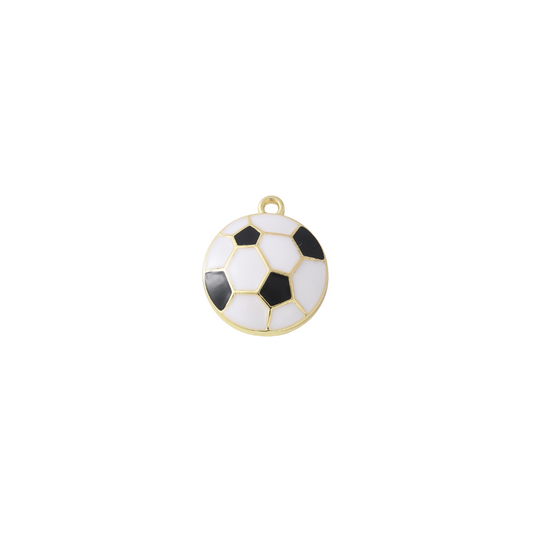 Gold Score Soccer Ball Charm