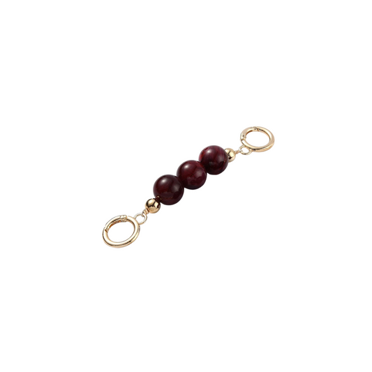 Gold Merlot Camille Pearl Bag Extender | Keychain & Purse Charm