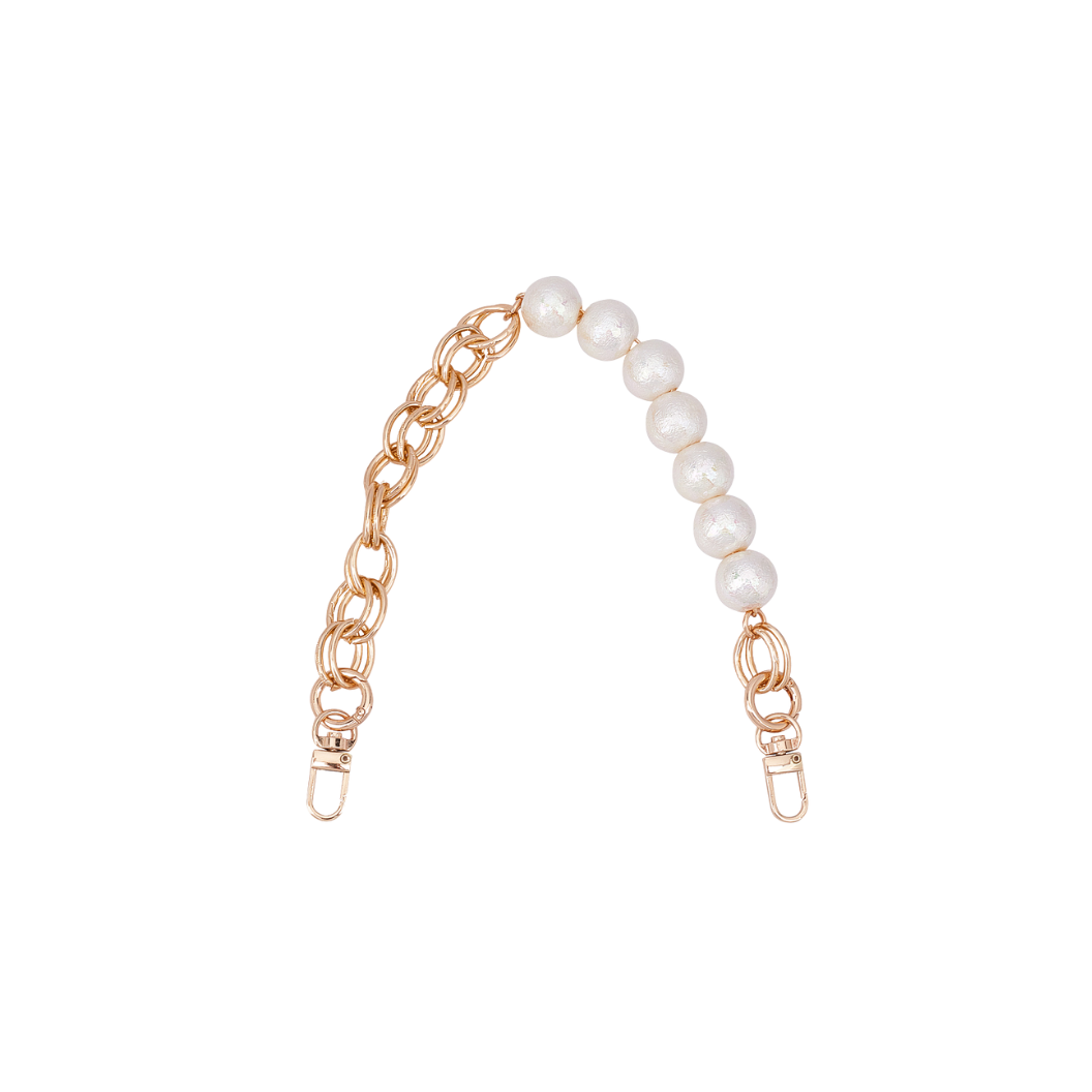 Gold Lillian with Pearls Purse Chain 