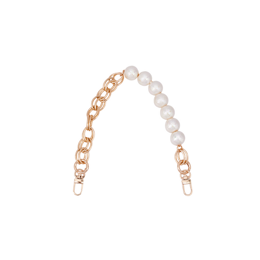Gold Lillian with Pearls Purse Chain 