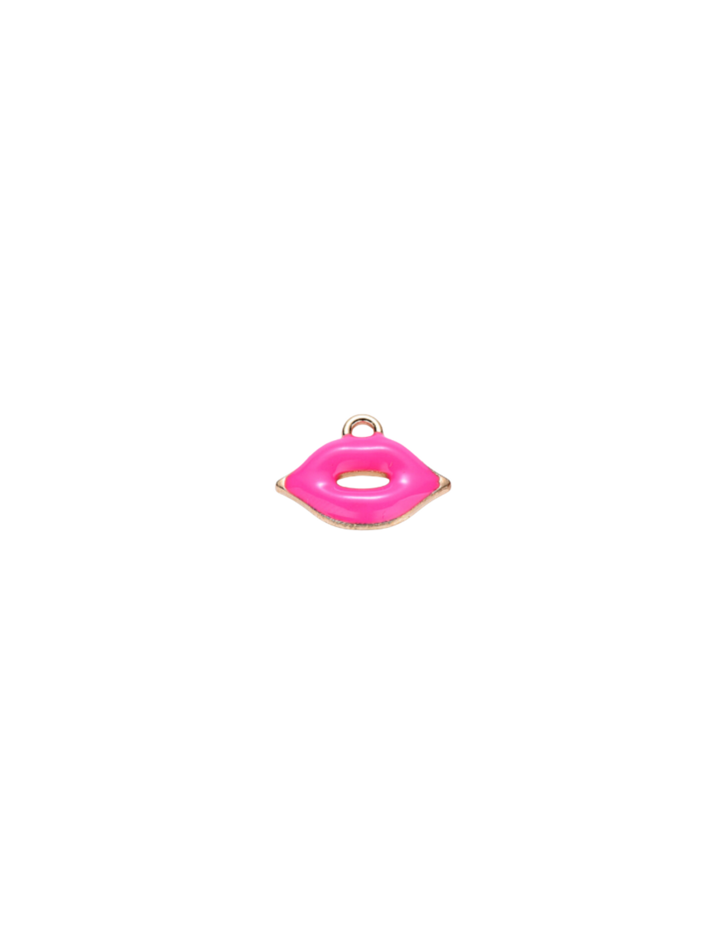 pink lip charm