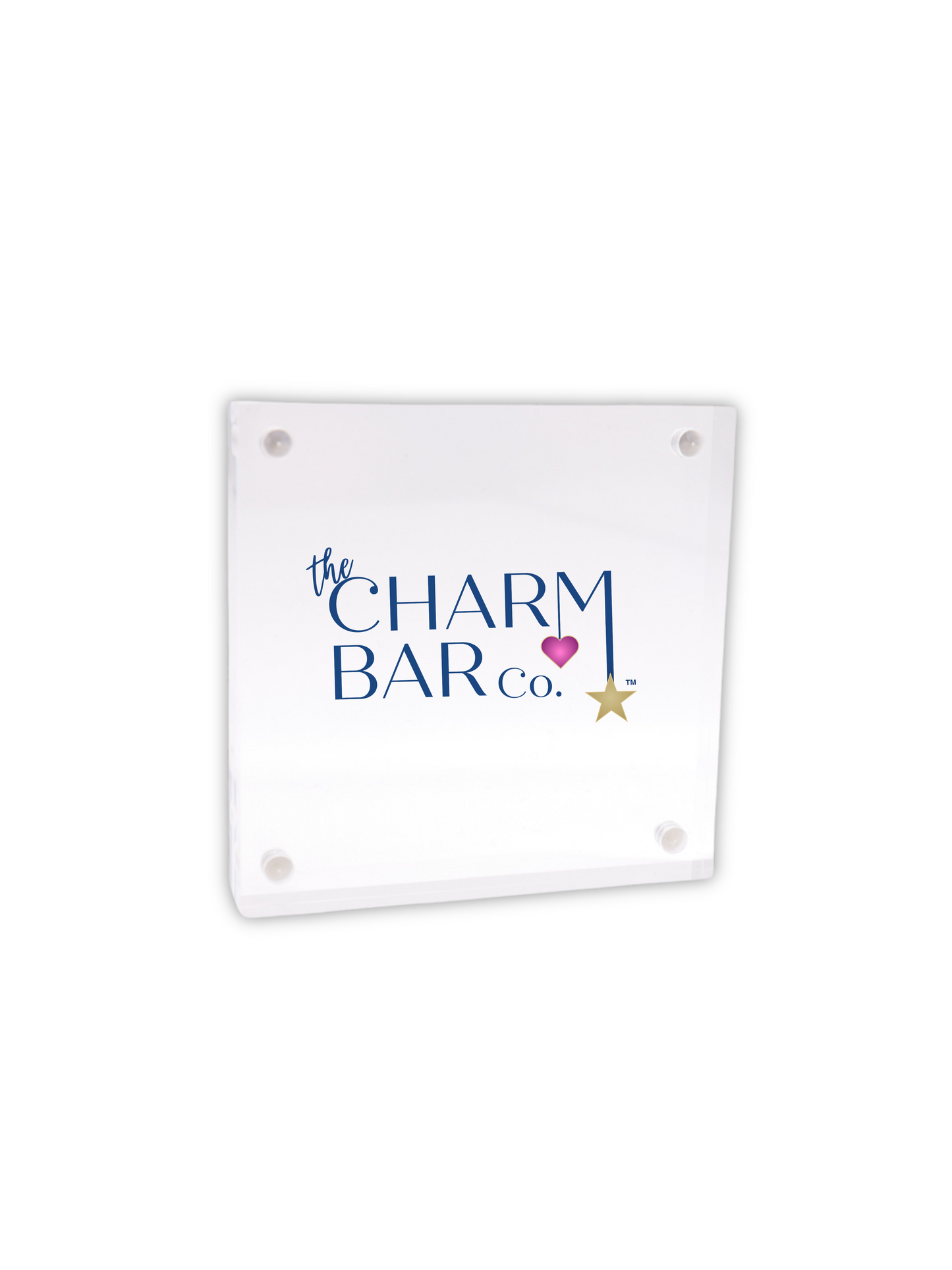 Acrylic Logo Frame | The Charm Bar Co.