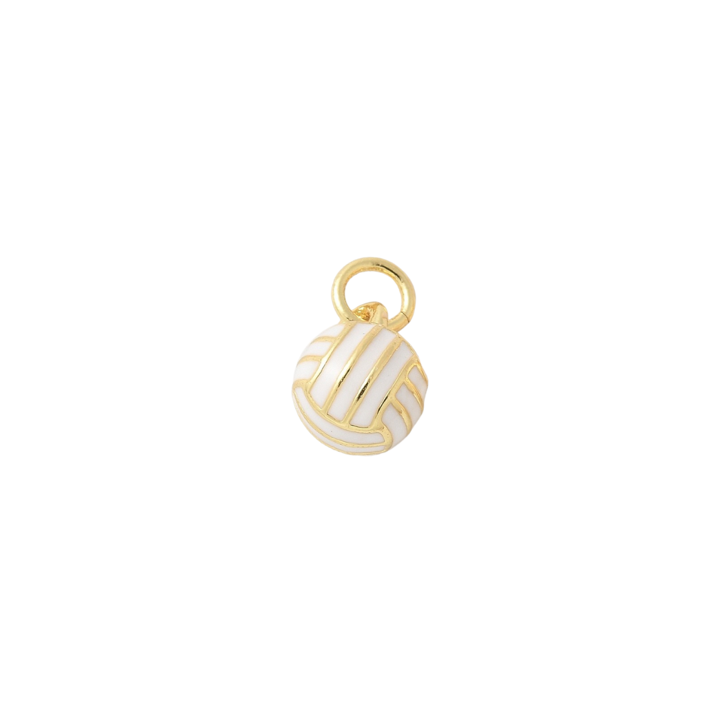 Gold Spike Volleyball Charm