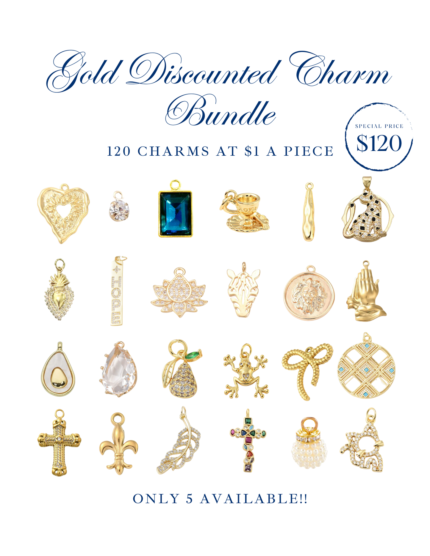 Gold Discounted Charm Bundle