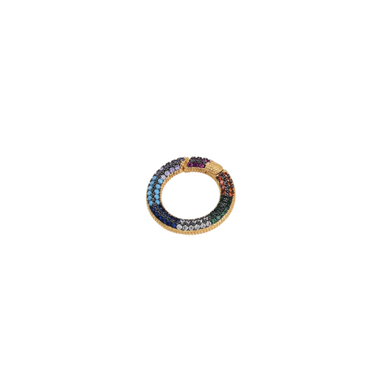 Gold Jewel Round Carabiner