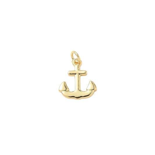 Gold Harbor Anchor Charm