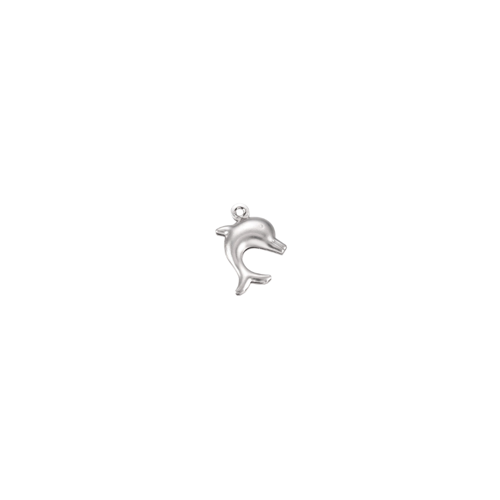 Silver Dolphin Charm
