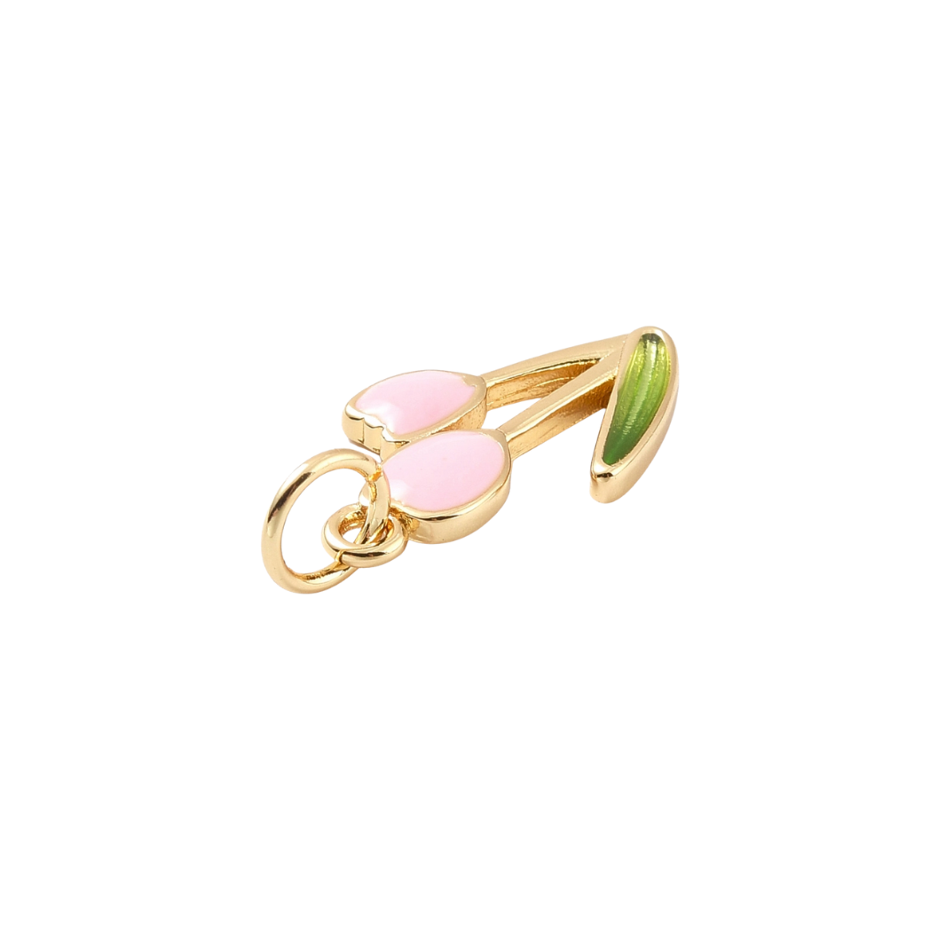 Side View of the Gold Springtime Bloom Tulip Charm | Assorted