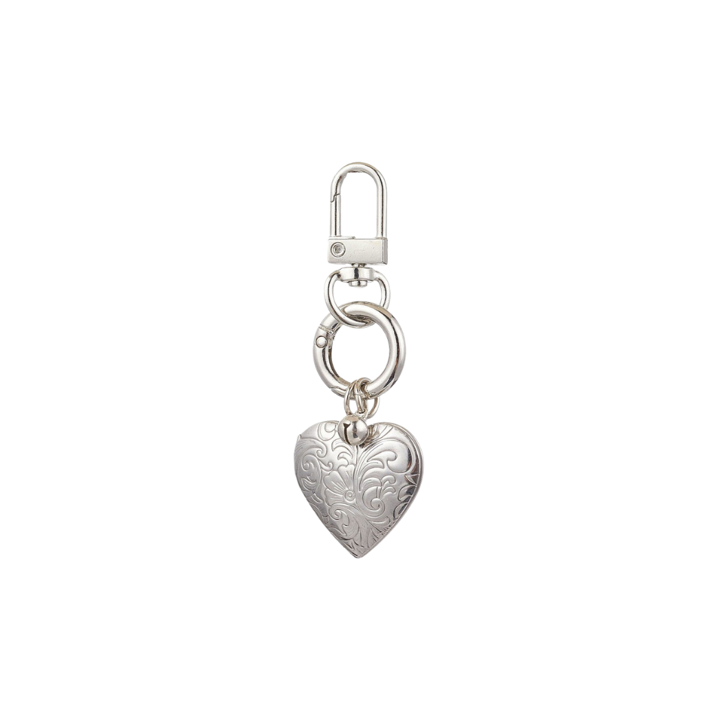 Heirloom Romance Heart Charm | Keychain-Purse Charm - Assorted