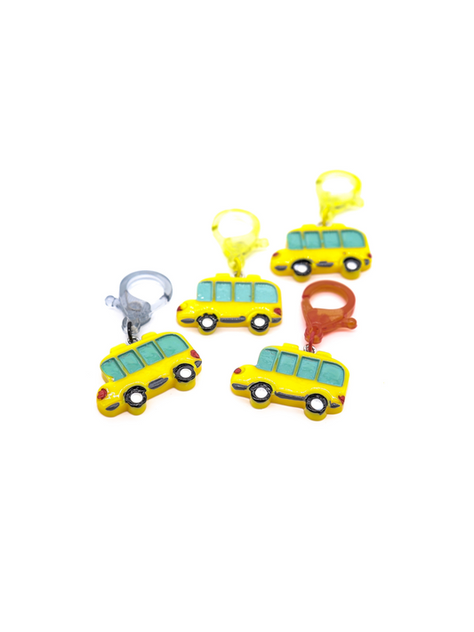 Big Yellow Bus Lanyard Charm