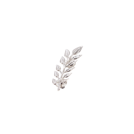 Silver Botanical Bloom Pin