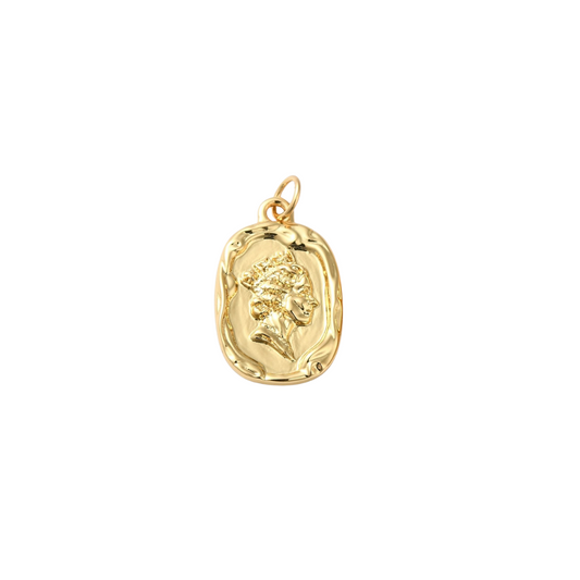 Gold Crowned Queen Charm