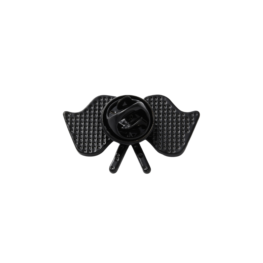 Victory Lap Checkered Flag Charm Pin