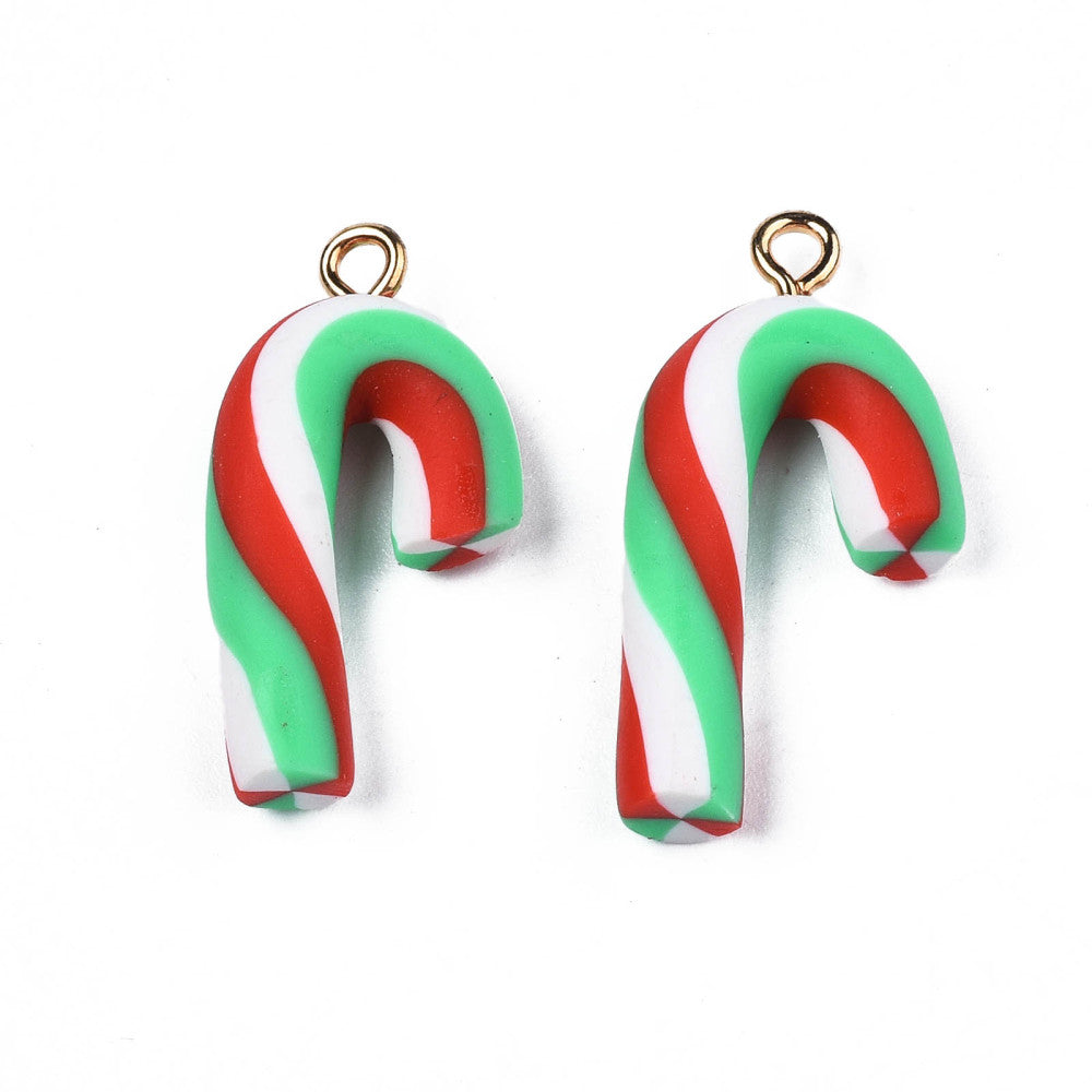 Candy Cane Lanyard Charm