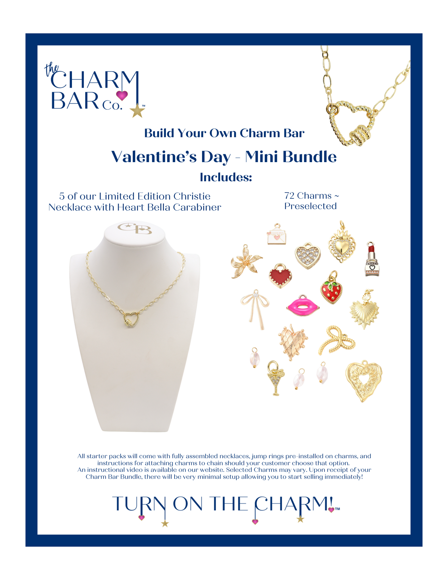 Valentine's Day Charm & Necklace Refill