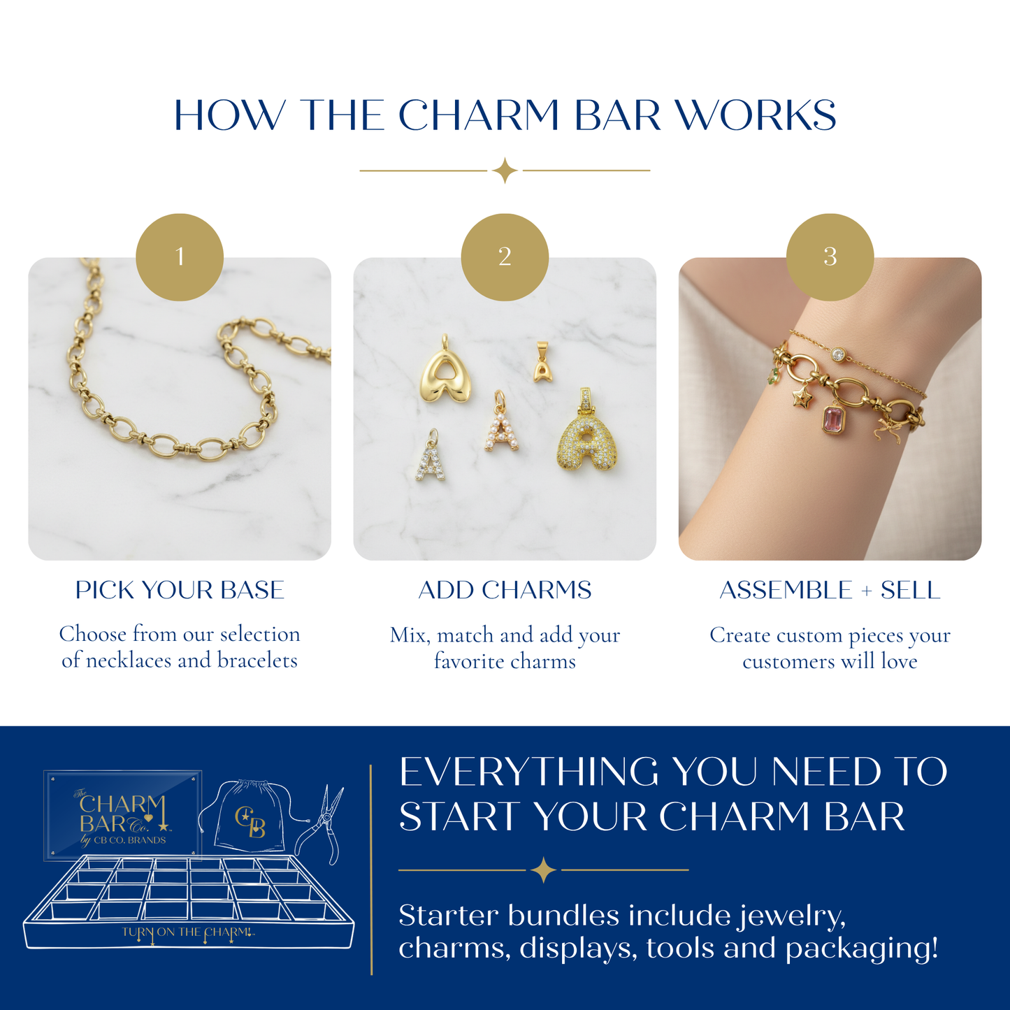 Gold Heirloom Collection Starter Bundle | Waterproof Stainless Steel