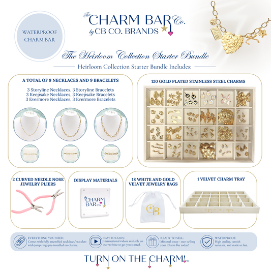 Gold Heirloom Collection Starter Bundle | Waterproof Stainless Steel